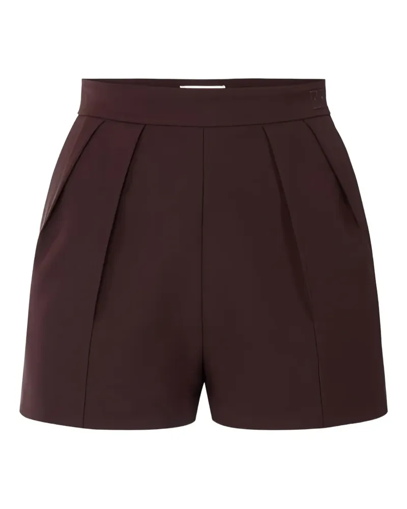 Elisabetta Franchi Shorts mit Logo - Braun Braun