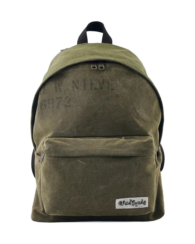 READYMADE Rucksack mit Vorderfach - Grün Grün