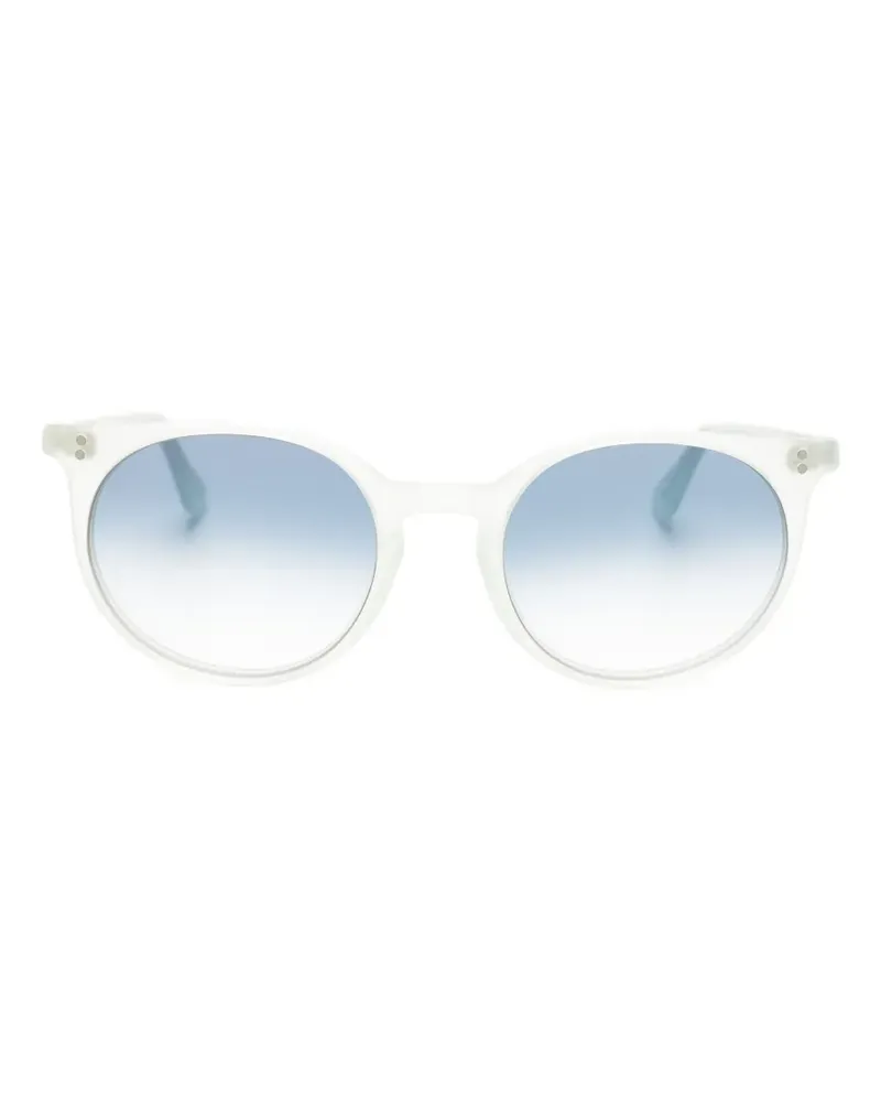 L.G.R. Tigre round-frame sunglasses - Weiß Weiß