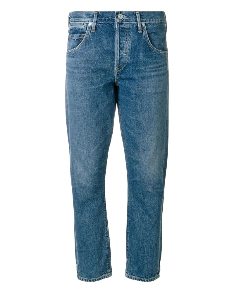 Citizens of humanity Gerade Cropped-Jeans - Blau Blau