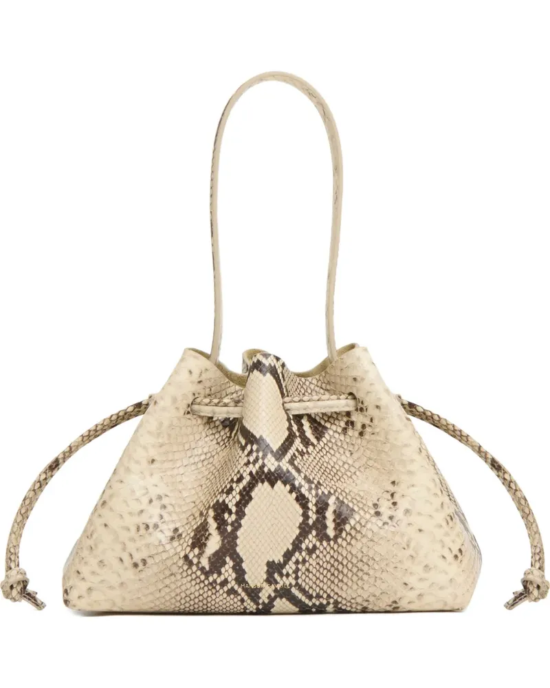 Mansur Gavriel Mini Tasche aus Kordelzug - Nude Nude
