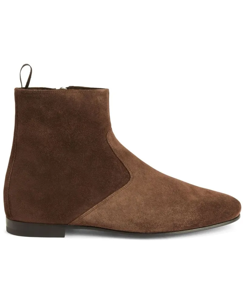 Giuseppe Zanotti Ron Stiefel aus Wildleder - Braun Braun