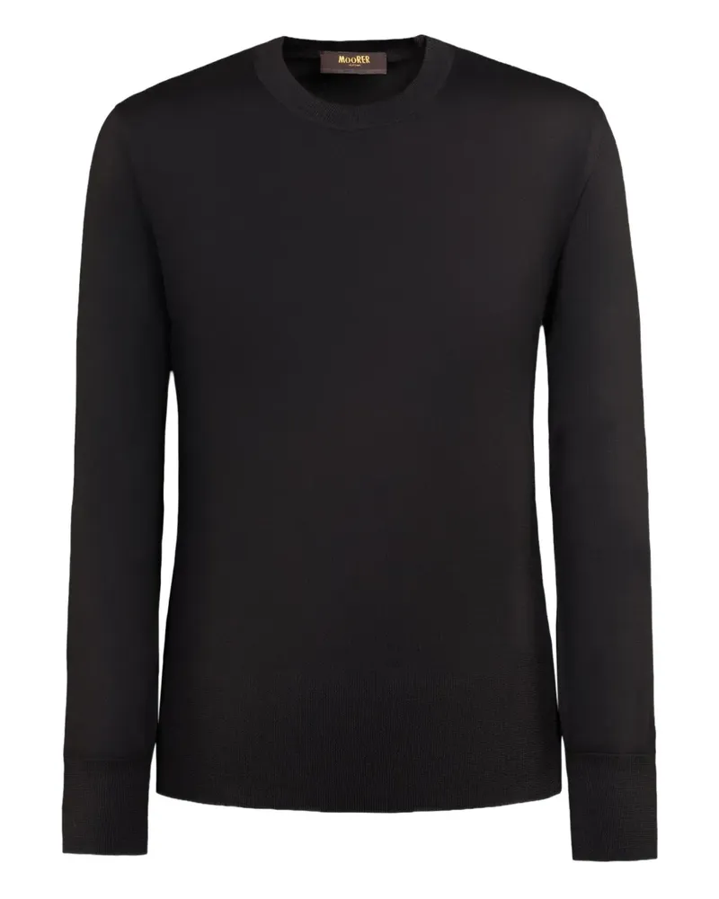 MOORER crew-neck sweater - Schwarz Schwarz