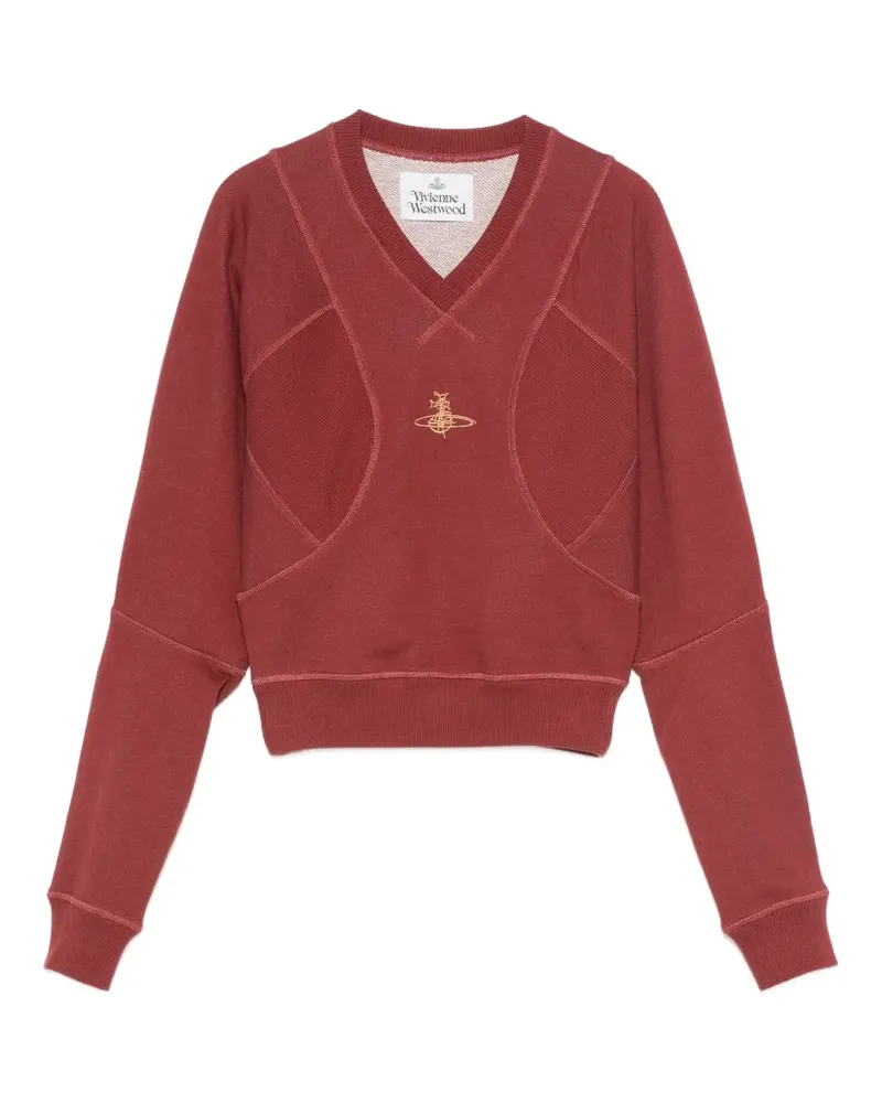 Vivienne Westwood Pullover mit Orb-Stickerei - Rot Rot
