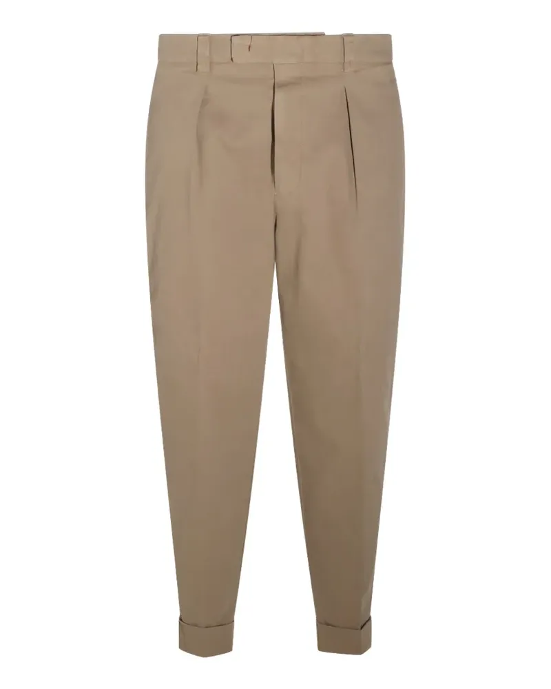 Incotex Hose mit Bundfalten - Nude Nude