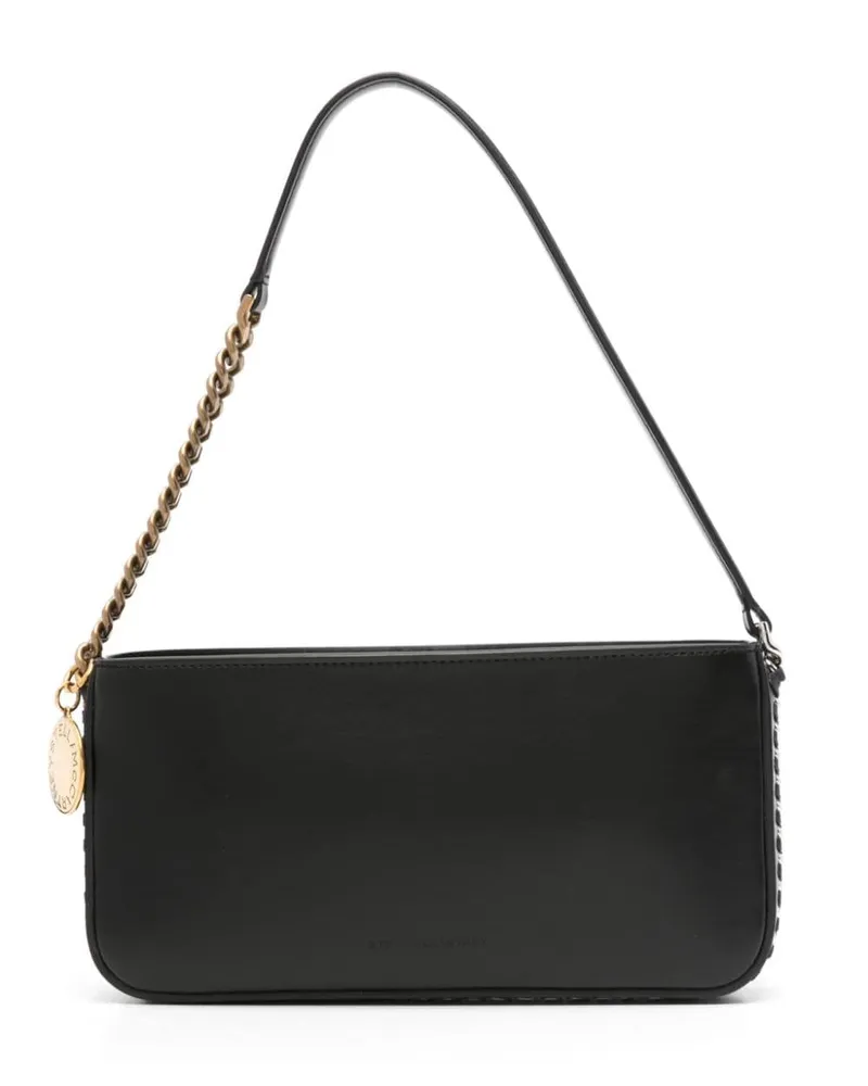 Stella McCartney Frayme Schultertasche - Schwarz Schwarz