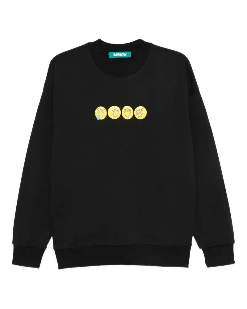 BARROW Sweatshirt mit grafischem Print - Schwarz Schwarz
