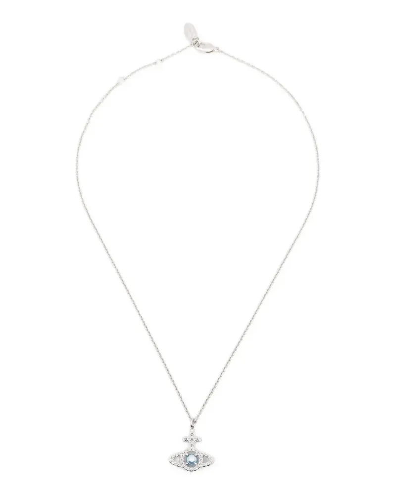 Vivienne Westwood Olympia Pearl orb-pendant necklace - Silber Silber