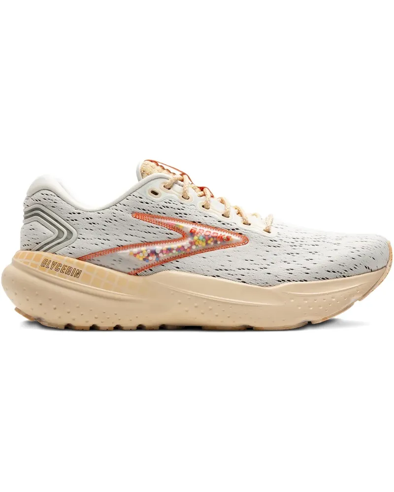Brooks Glycerin 21 "White/Beige" Sneakers - Weiß Weiß