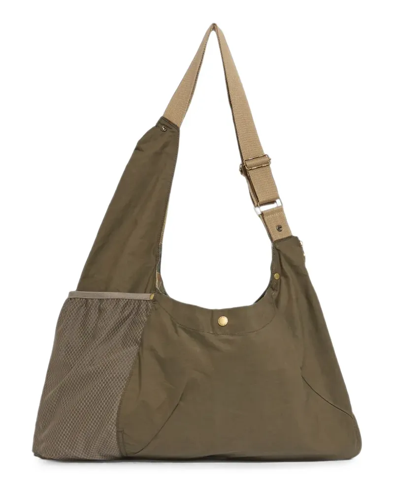 Barbour mesh-panelled shoulder bag - Grün Grün