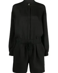 THOM KROM Playsuit im Hemdstil Schwarz