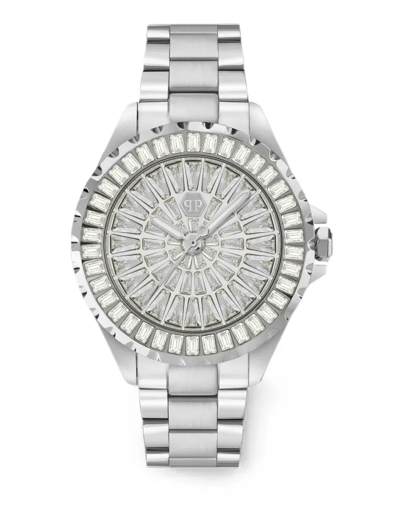 Philipp Plein Plein Heaven Armbanduhr 34mm - Silber Silber