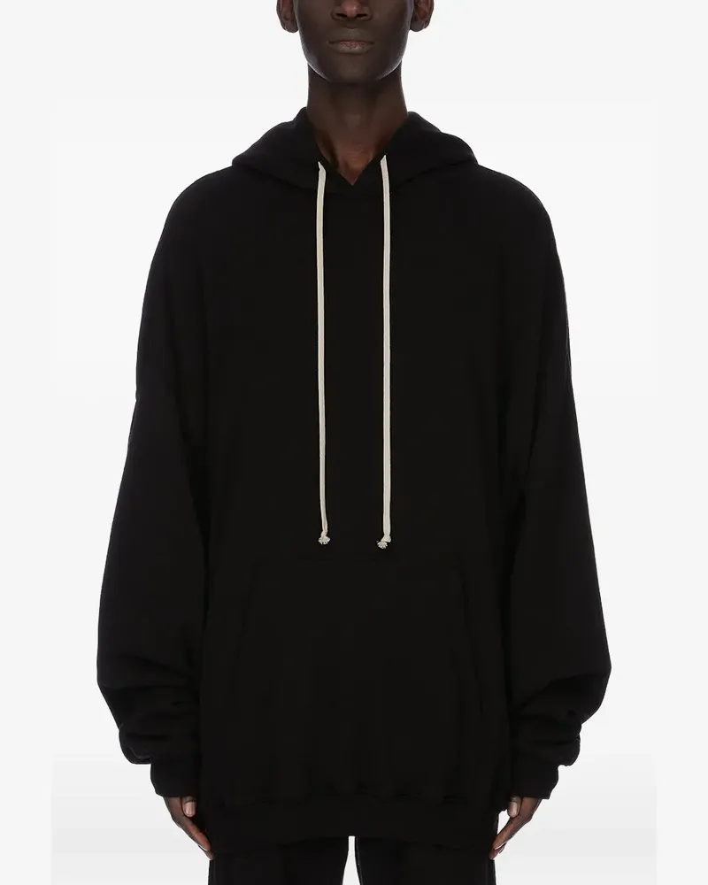Rick Owens Temple Hun Hoodie - Schwarz Schwarz