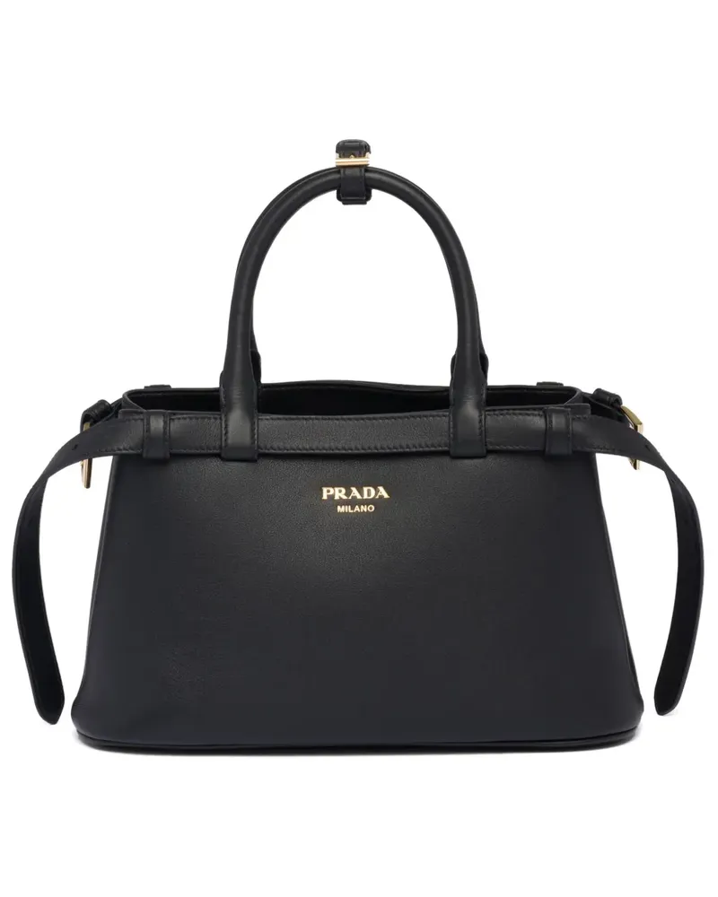 Prada Shopper mit Schnalle - Schwarz Schwarz