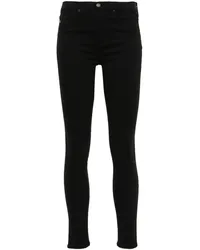 Adriano Goldschmied Halbhohe Skinny-Jeans Schwarz