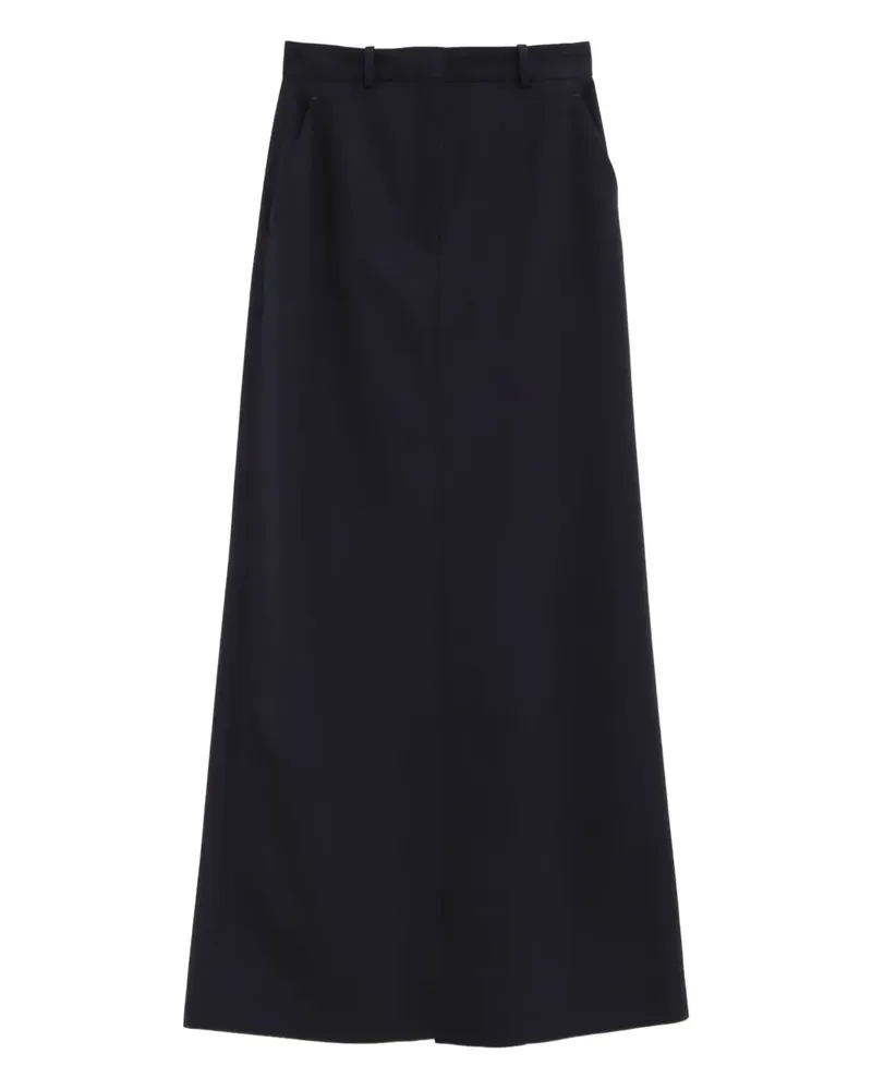 The Row Maxirock mit Schlitz - Blau Blau