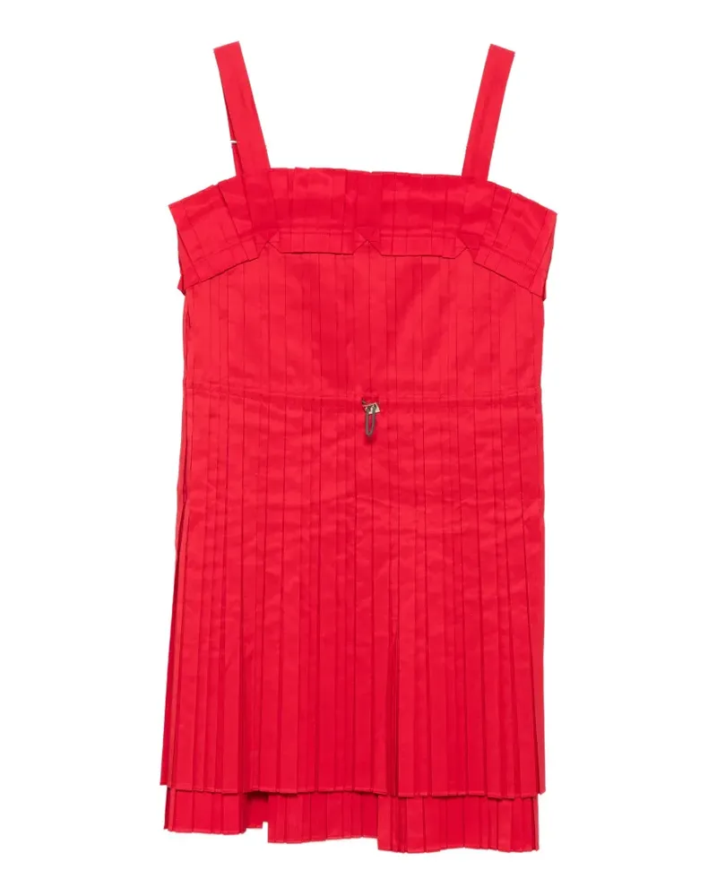 Fendi pleated mini dress - Rot Rot