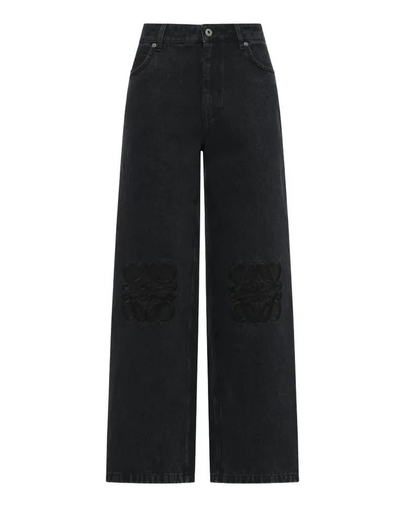 Loewe Anagram baggy jeans - Schwarz Schwarz