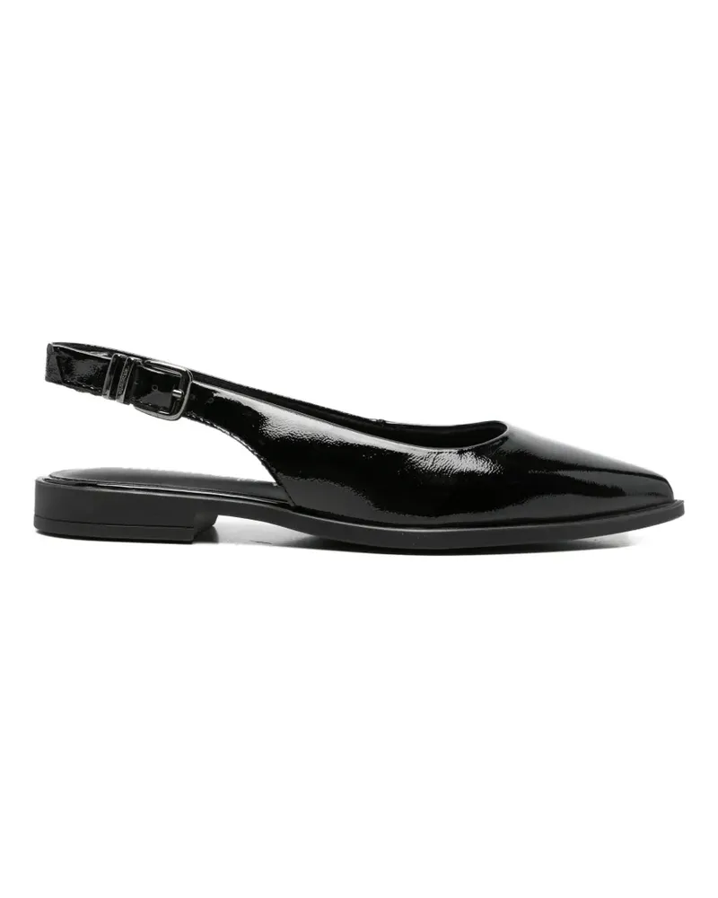 Tamaris Pumps aus Lackleder - Schwarz Schwarz