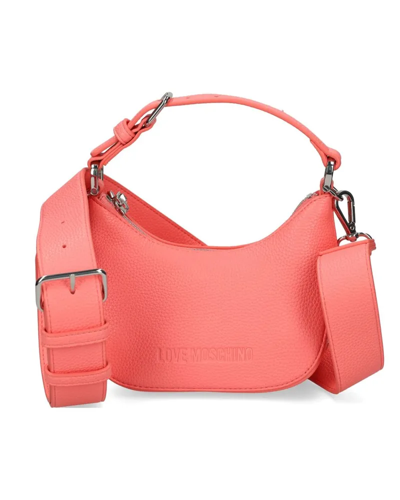 Moschino Giant Logo Schultertasche - Rot Rot