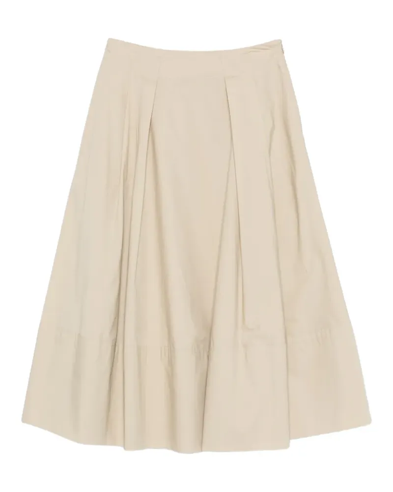 Woolrich Plisseerock in A-Linie - Nude Nude