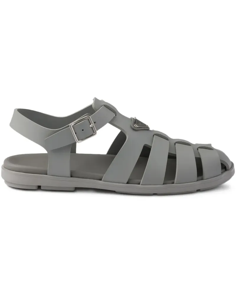 Prada Klassische Riemchensandalen - Grau Grau