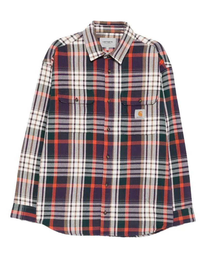 Carhartt WIP Hemd mit Karomuster - Blau Blau