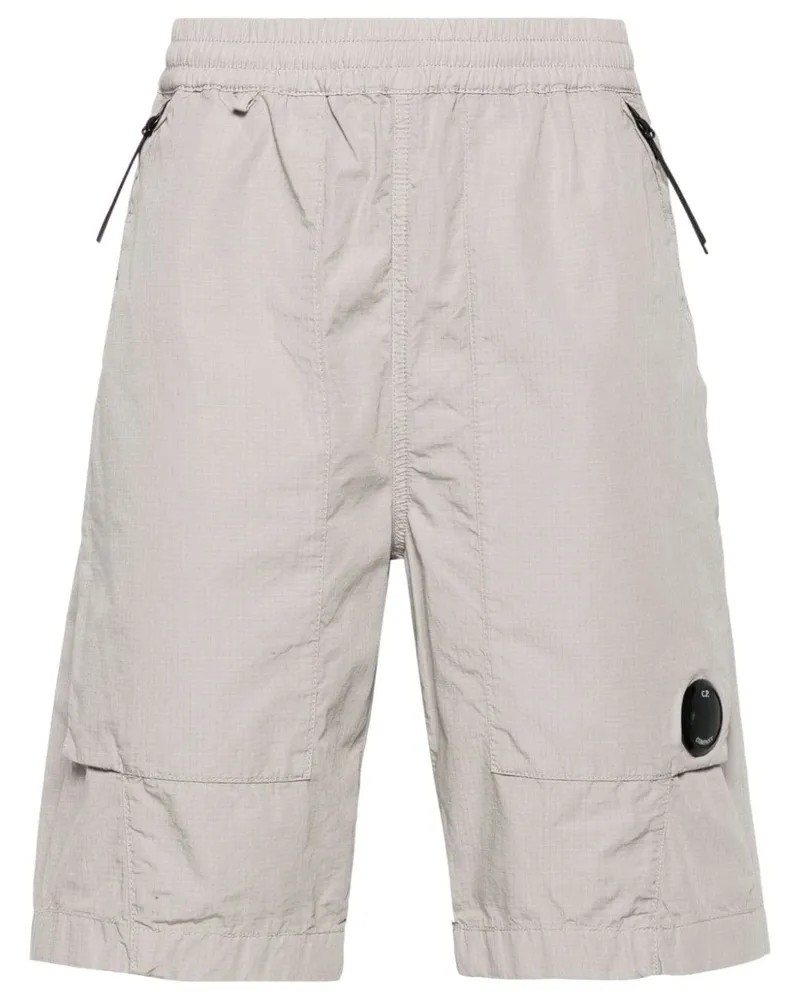 C.P. Company Halbhohe Ripstop-Shorts Grau