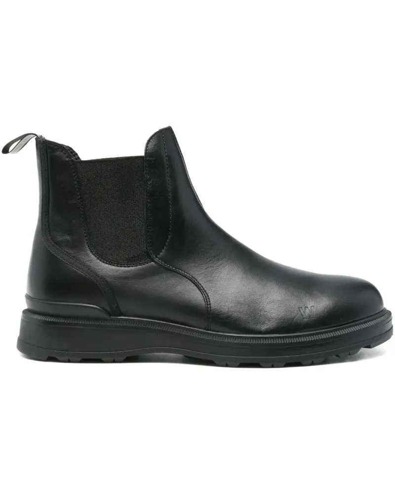 Woolrich elasticated-panel boots - Schwarz Schwarz
