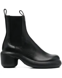 Jil Sander Stiefel mit Einsätzen Schwarz