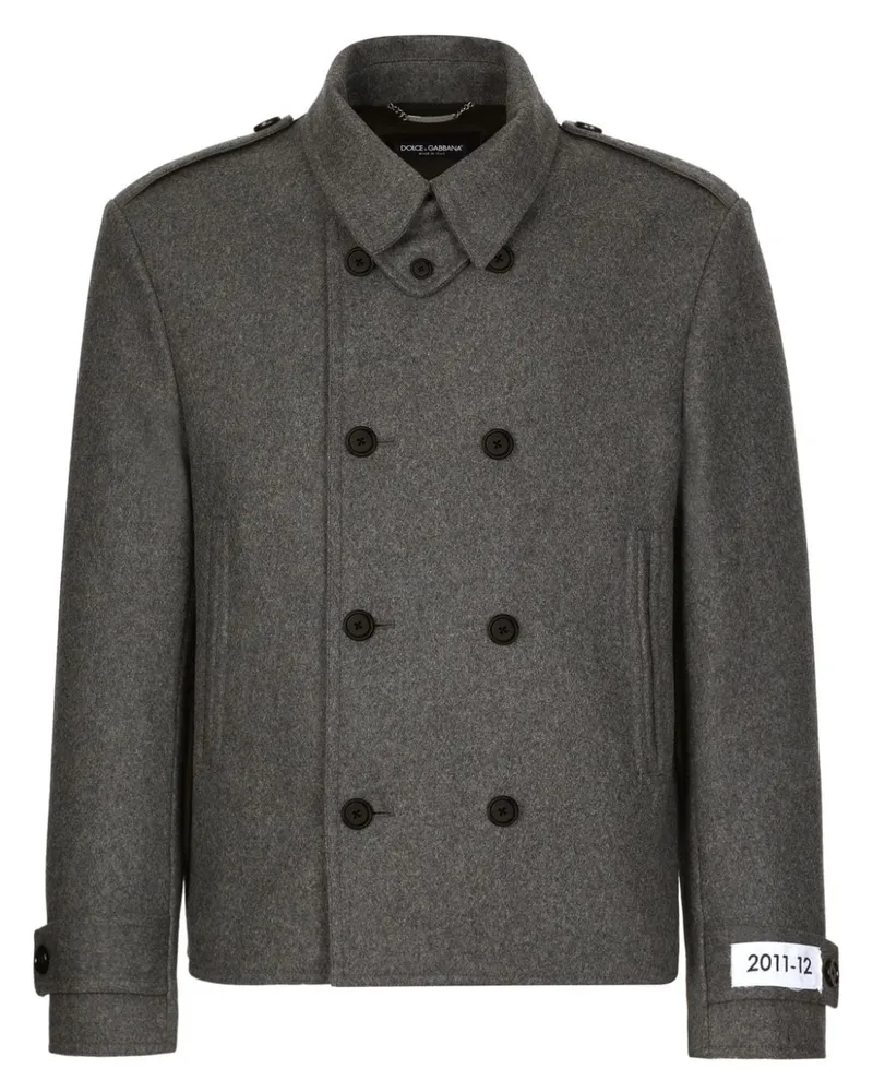 Dolce & Gabbana Klassische Cabanjacke - Grau Grau