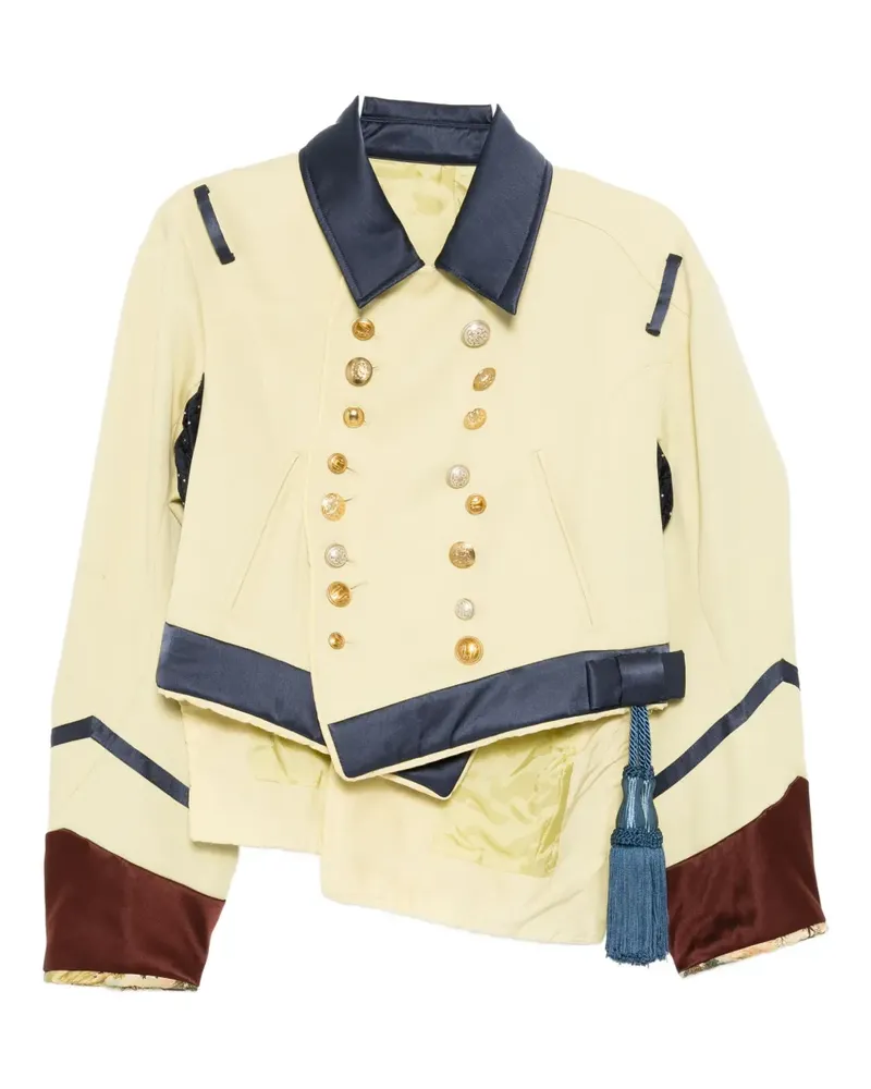 Undercover wool double-breasted jacket - Gelb Gelb