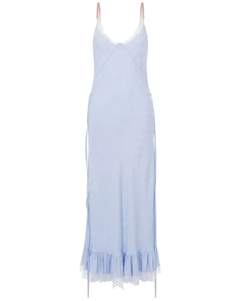 Moschino Maxikleid mit Spitze - Blau Blau