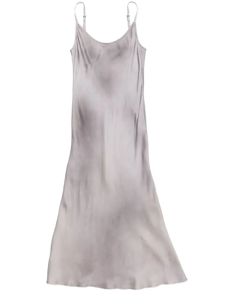 Acne Studios Midikleid mit ausgewaschenem Effekt - Grau Grau