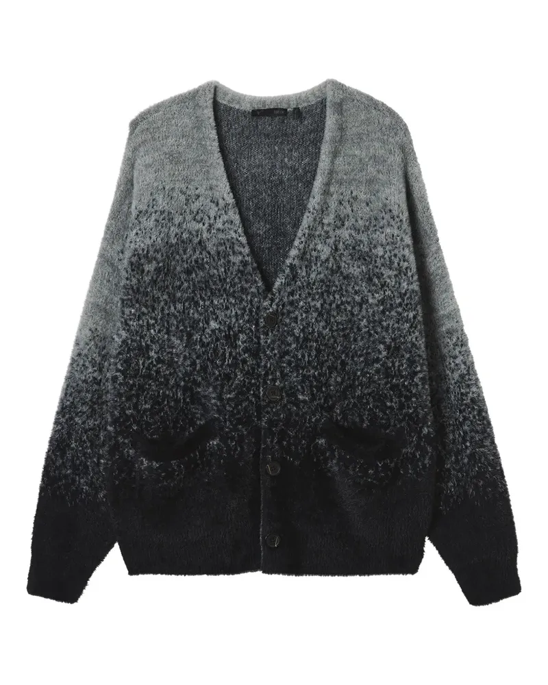 FIVE CM Geknöpfter Cardigan mit Ombré-Effekt - Grau Grau