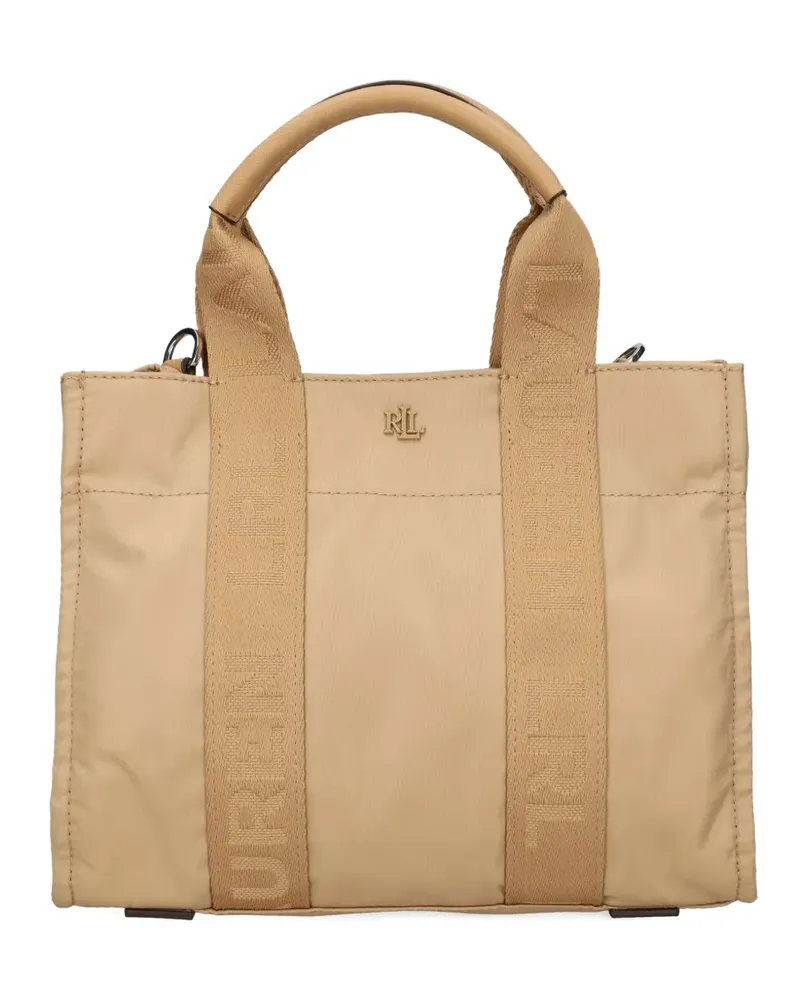 Ralph Lauren Handtasche mit Logo-Print - Nude Nude