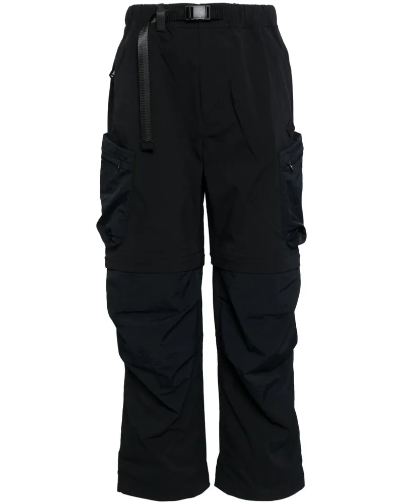 Spoonyard Tapered-Cargohose mit Gürtel - Schwarz Schwarz