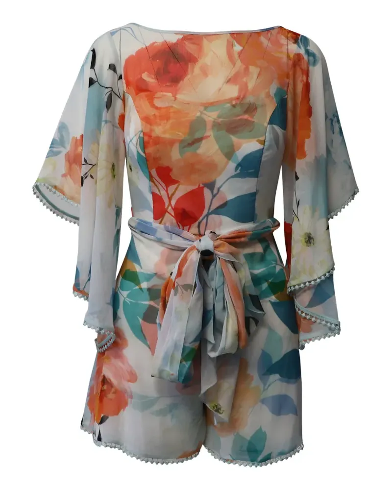 Charo Ruiz open-back playsuit - Weiß Weiß