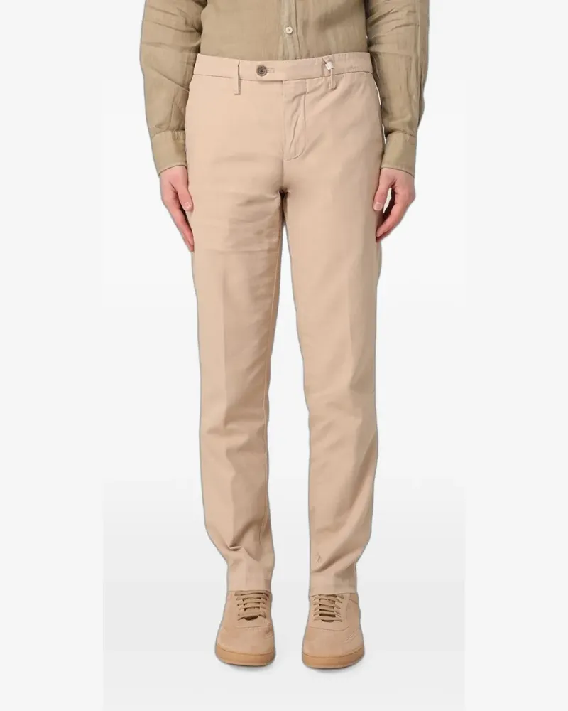 MYTHS straight-leg chino trousers - Nude Nude
