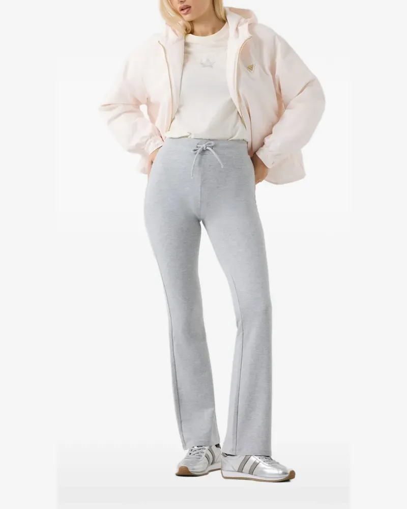 Guess logo-plaque zipped jacket - Nude Nude