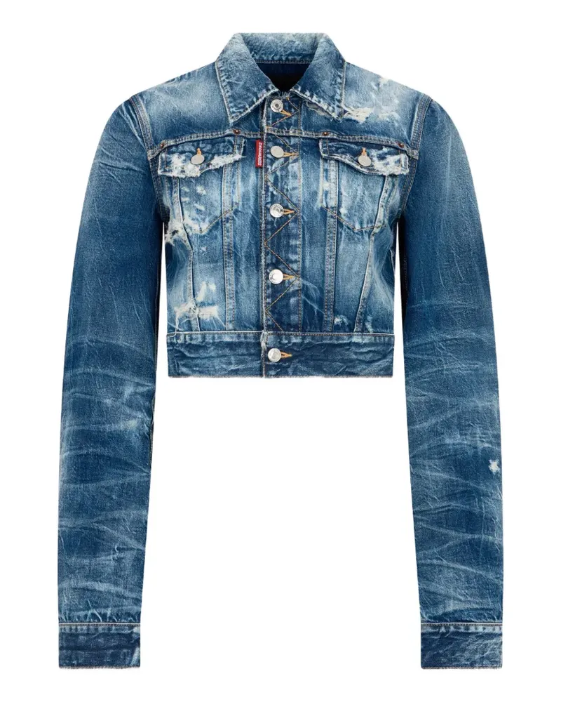 Dsquared2 Brando Classic Dean Jeansjacke - Blau Blau