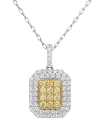 HYT Jewelry 18kt Gold- und Platinhalskette Silber