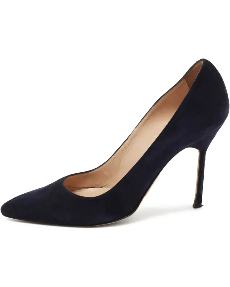Manolo Blahnik Pre-owned BB Pumps mit spitzer Kappe 100mm - Schwarz Schwarz