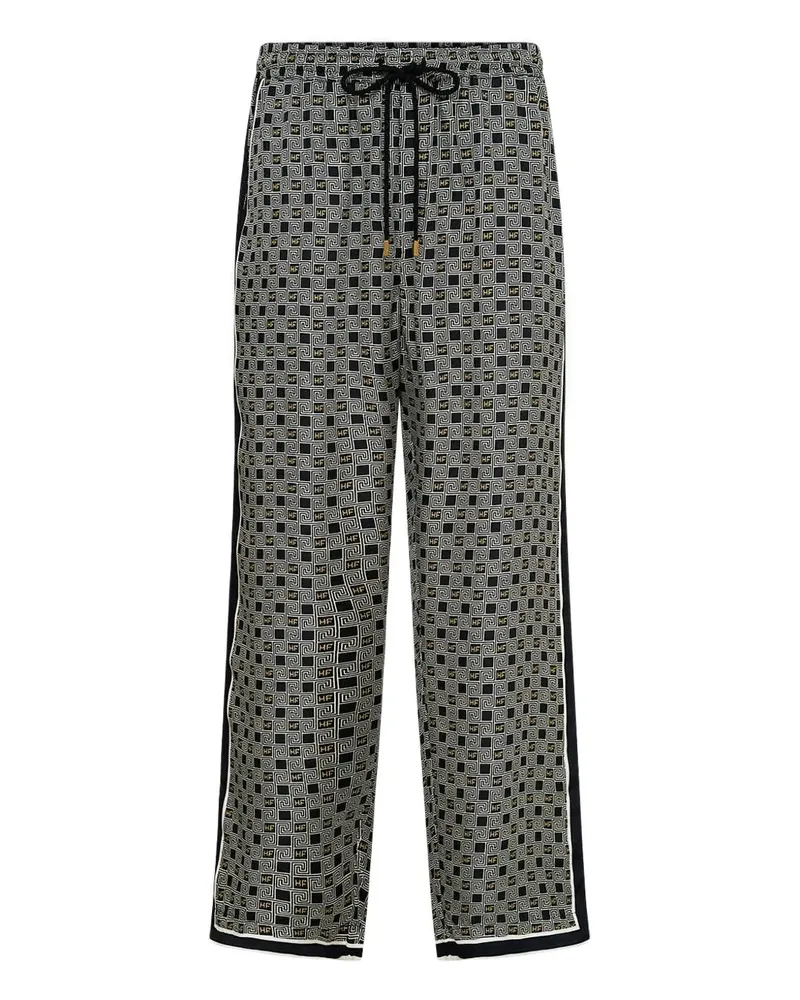 Camilla Hose mit elastischem Bund - Blau Blau