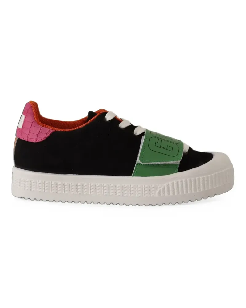 GCDS Sneakers mit Logo-Riemen - Schwarz Schwarz