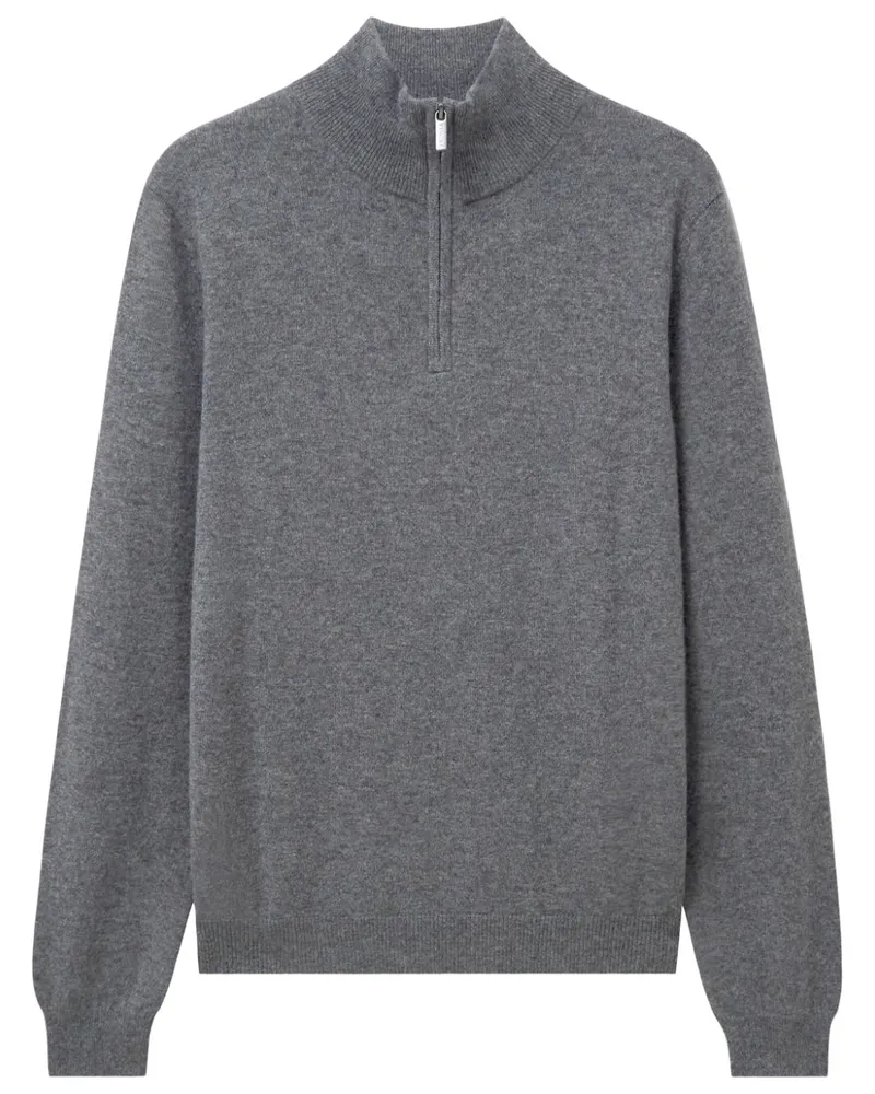Pringle of Scotland Pullover aus Kaschmir mit Reißverschluss - Grau Grau