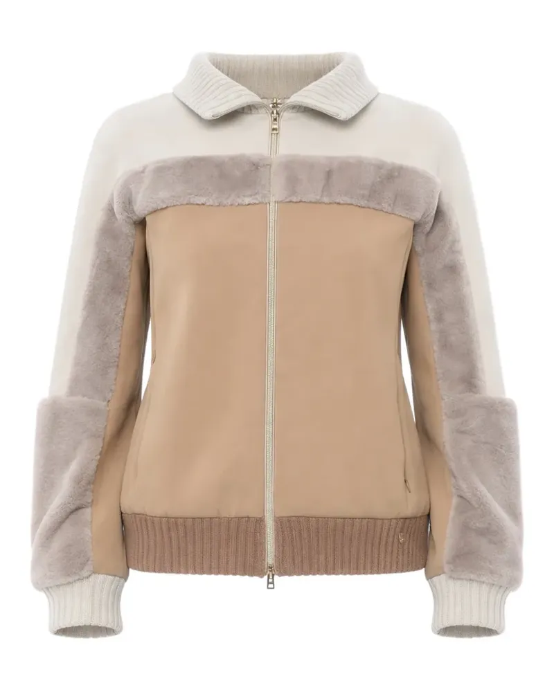 Herno Resort faux-fur insert jacket - Nude Nude