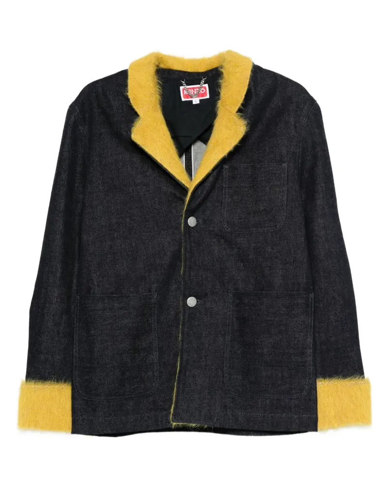 Kenzo Jeansjacke mit Kontrastdetails - Blau Blau