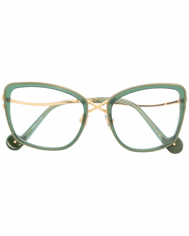 Anna-Karin Karlsson Lacroix Brille mit Oversized-Gestell - Grün Grün