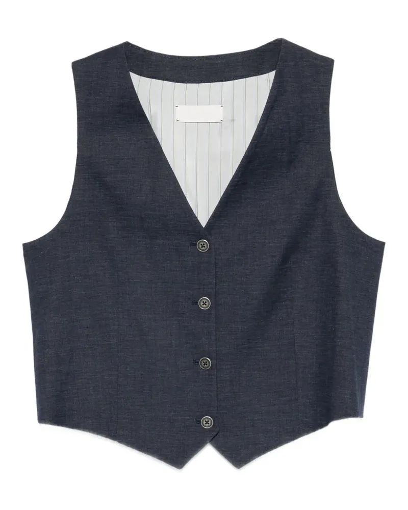 CIRCOLO 1901 buttoned waistcoat - Blau Blau